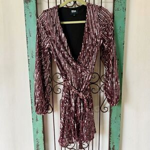 Revolve presents Bardot sequined flirty mini. Size XS